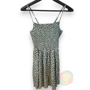 Angie Cactus Sundress L NWT Western Coastal Cowgirl Smocked